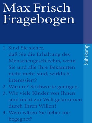 cover image of Fragebogen